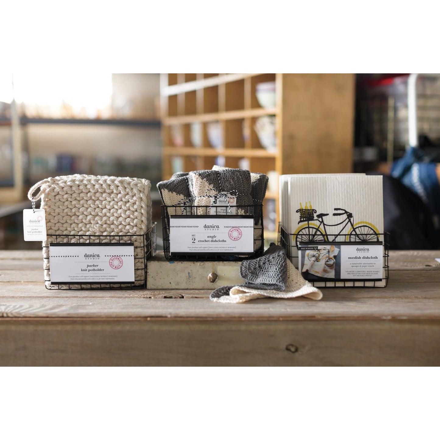 Natural Knit Potholder from Danica Heirloom