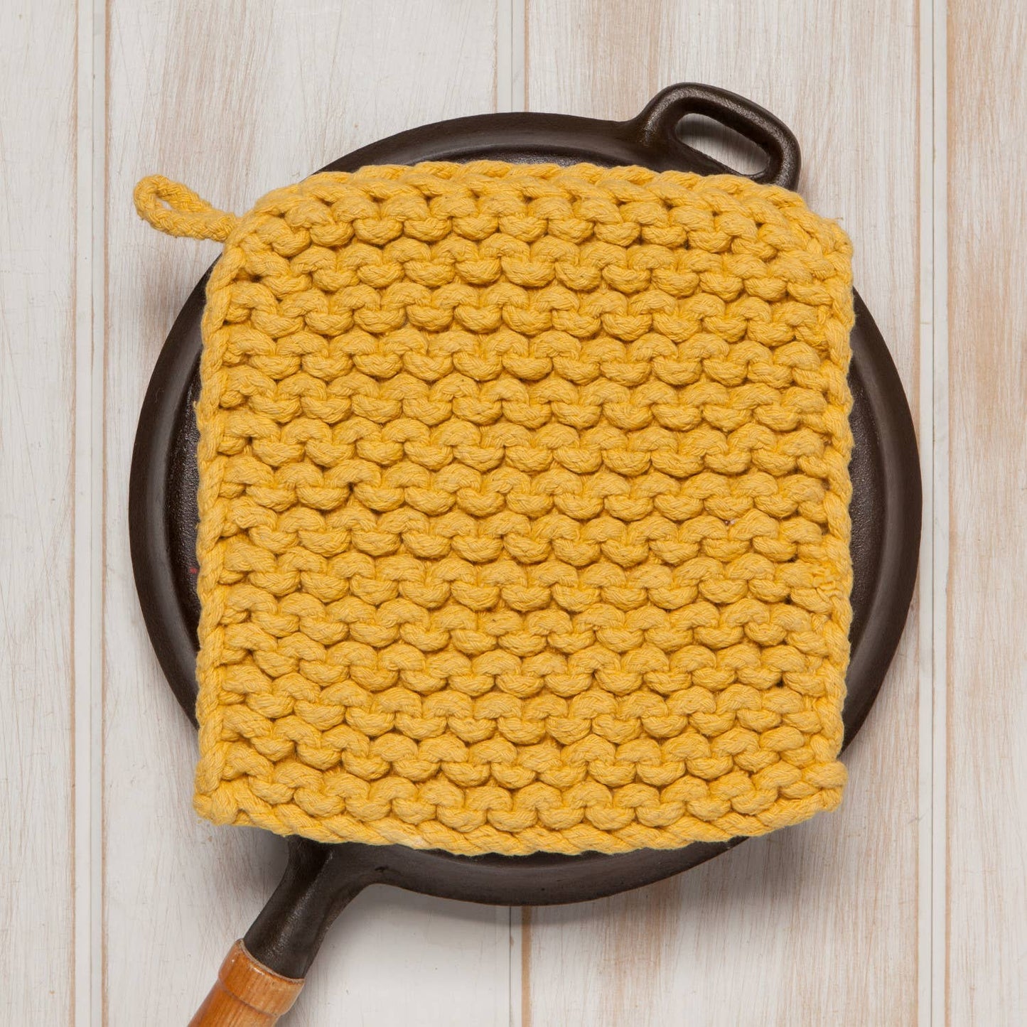 Ochre Knit Potholder from Danica Heirloom