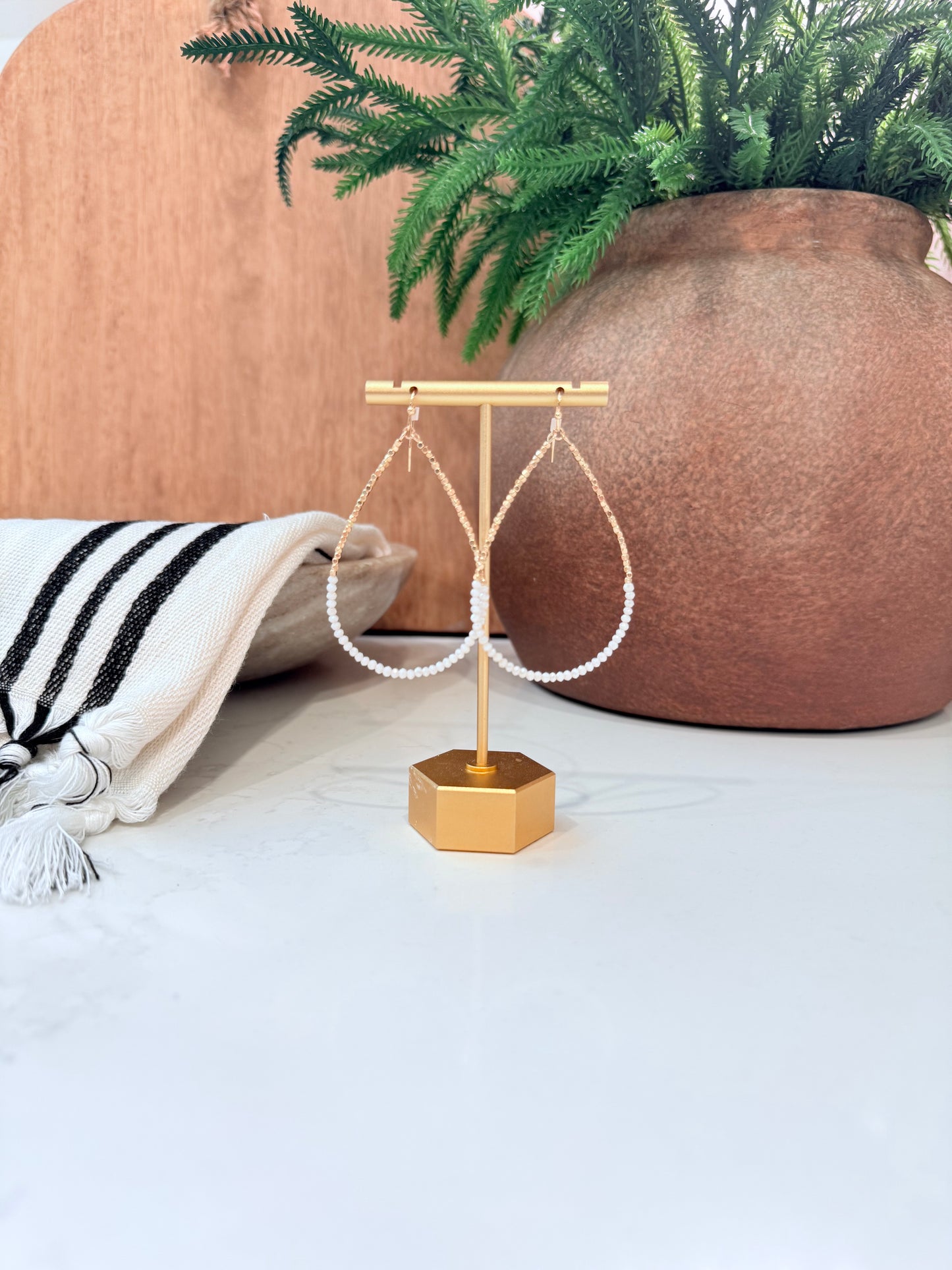 Beaded Dangle Earrings