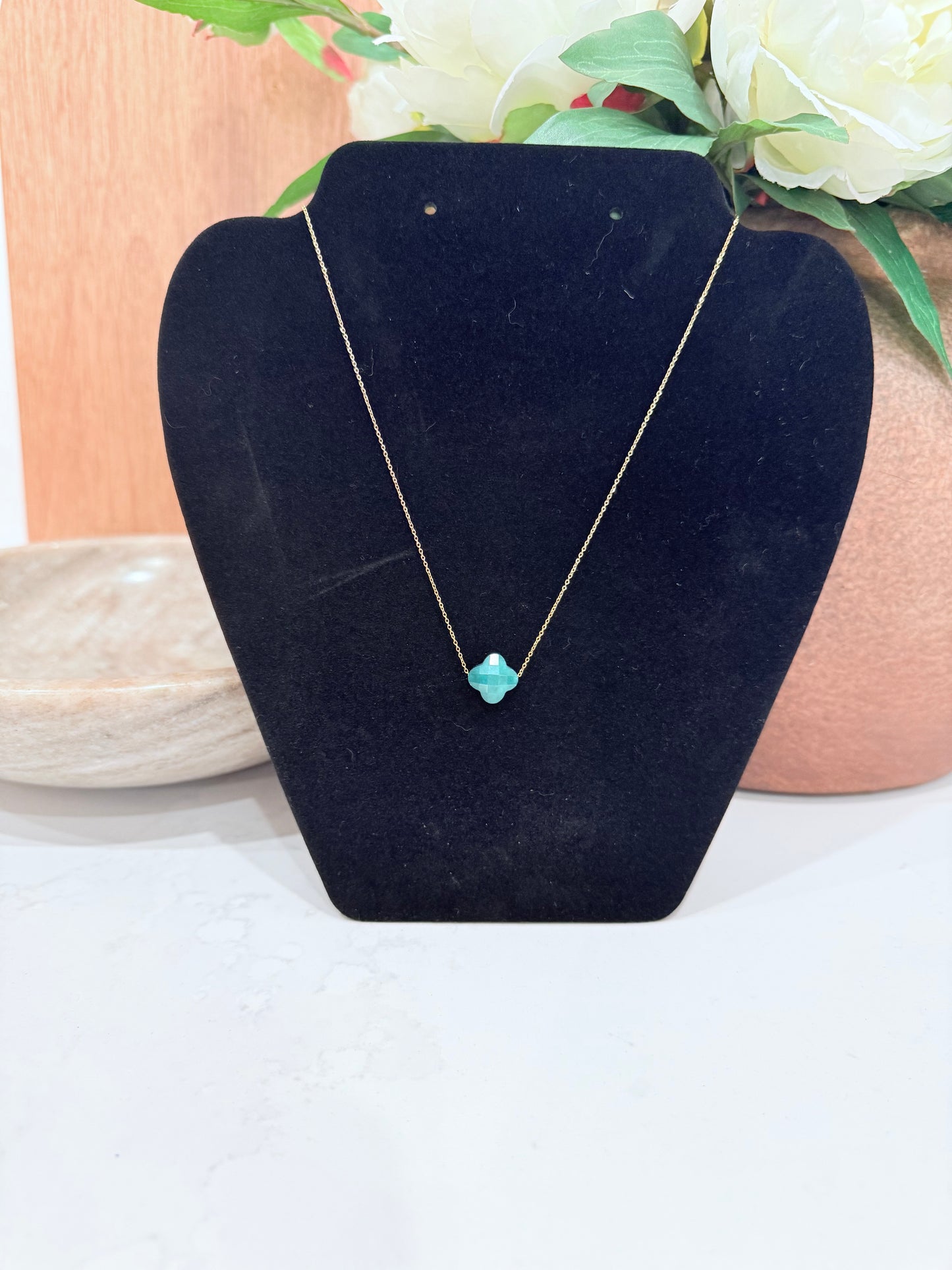 Natural Stone Design - Stainless Steel 18k Plated