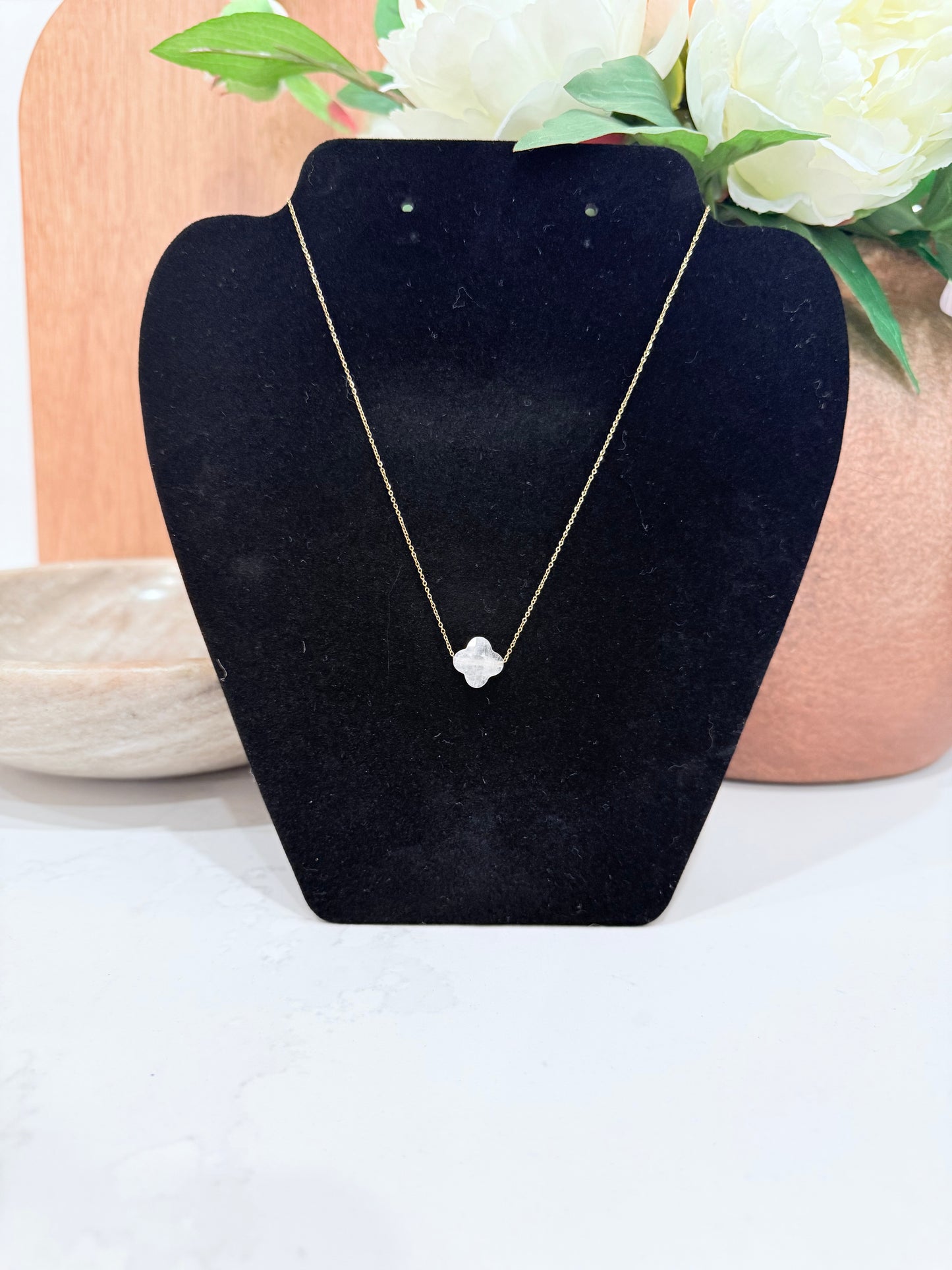 Natural Stone Design - Stainless Steel 18k Plated