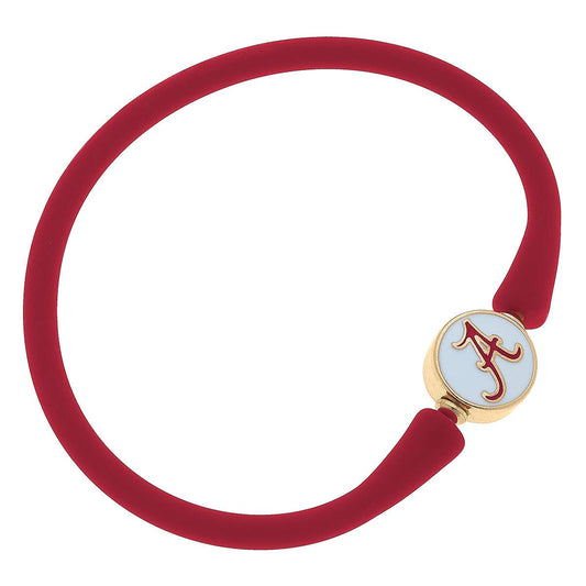 Alabama Crimson Tide Silicone Bali Bracelet