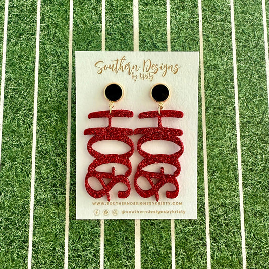 Glitter HOGS Earrings