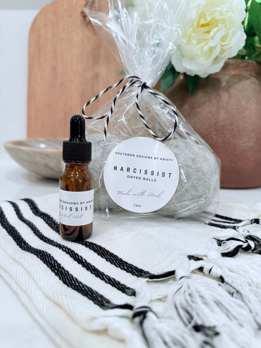 Narcissist Scented Dryer Balls with Refill