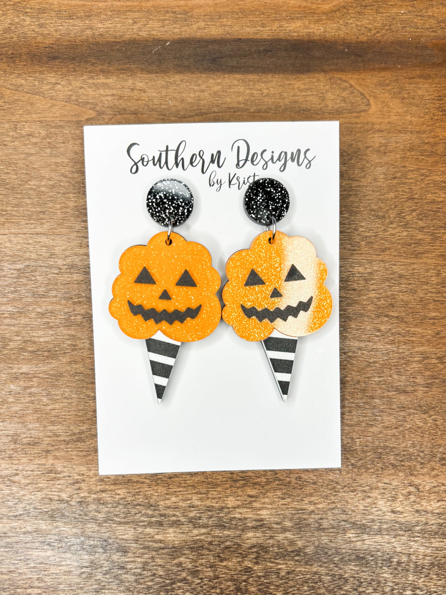 Pumpkin Ice Cream Cone