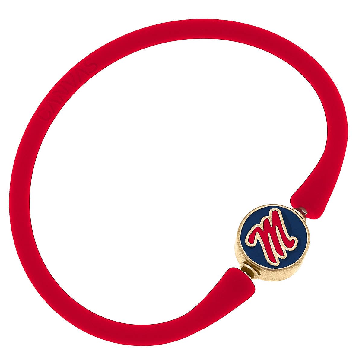 Ole Miss Rebels Enamel Silicone Bali Bracelet