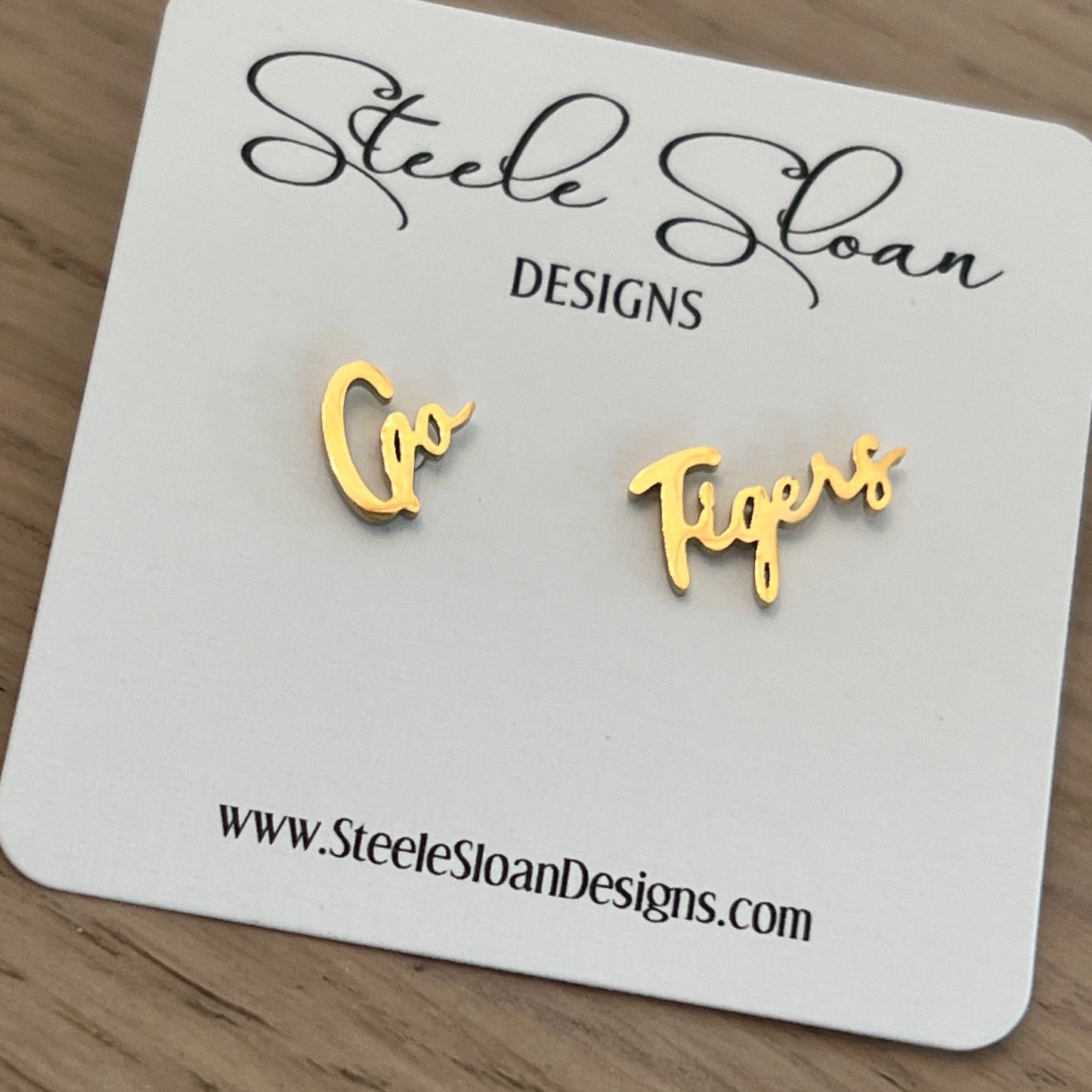 Go Tiger Game Day Stud Earrings