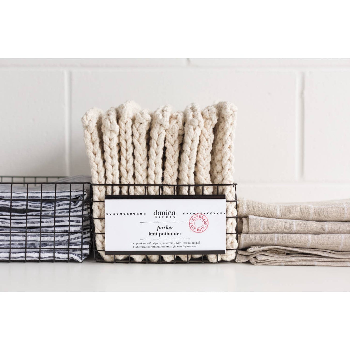 Natural Knit Potholder from Danica Heirloom