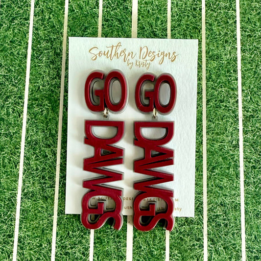 GO DAWGS Earrings