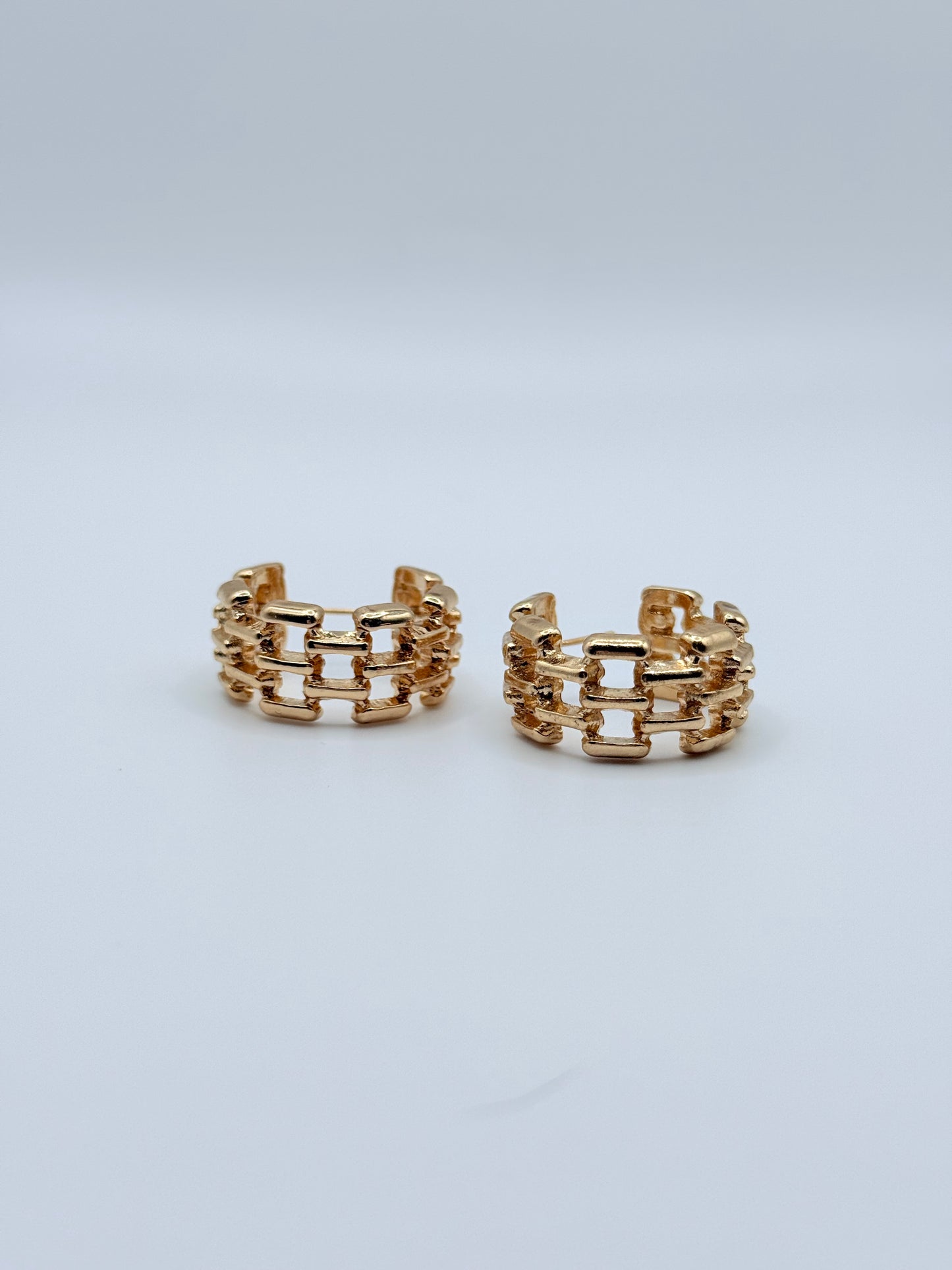 Chain Woven Hoops