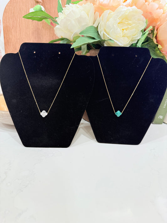 Natural Stone Design - Stainless Steel 18k Plated