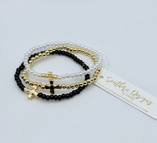 Cross Bracelet Set