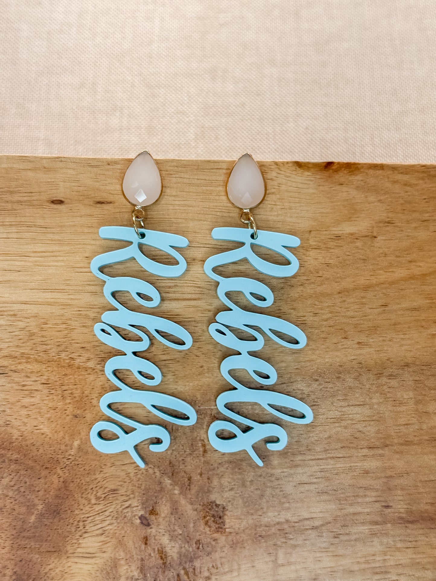 Rebels Script Earrings