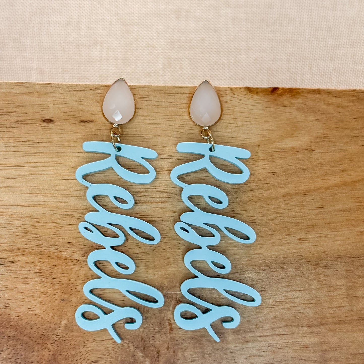 Rebels Script Earrings