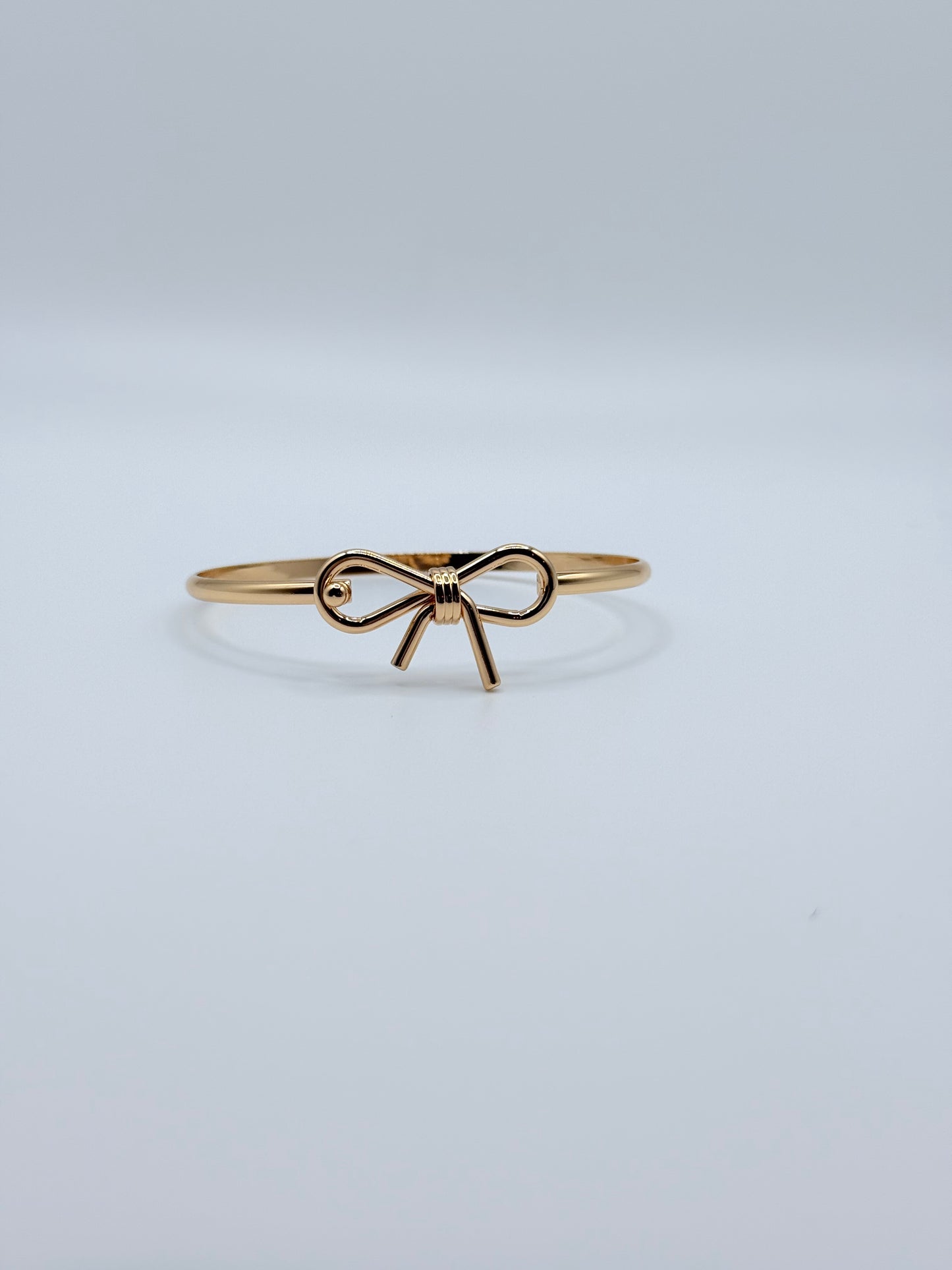 Ribbon Bow Bangle Bracelet