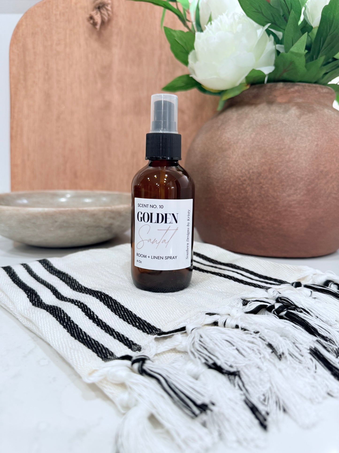 Golden Santal Room and Linen Spray