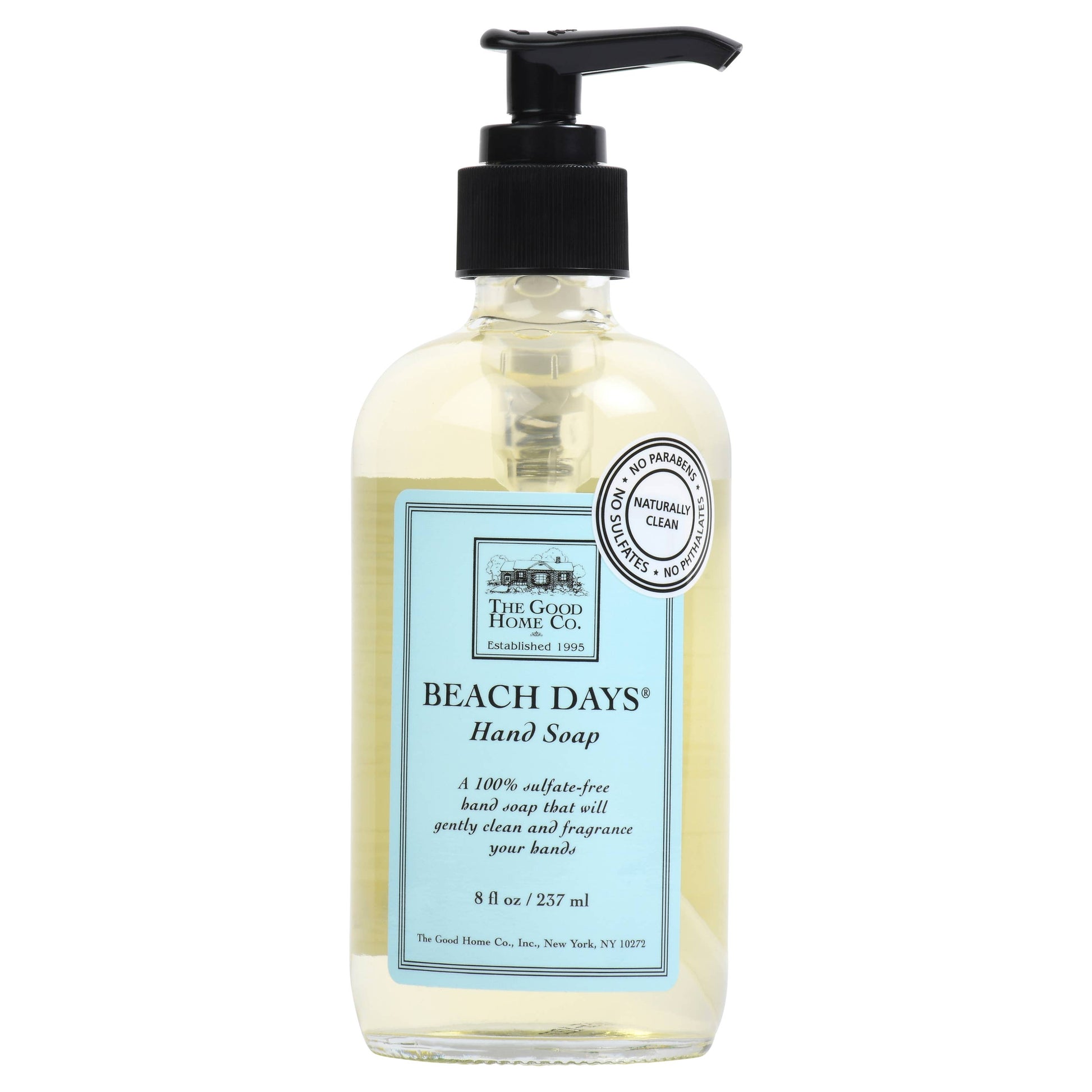 natural hand soap in 8 oz bottle
