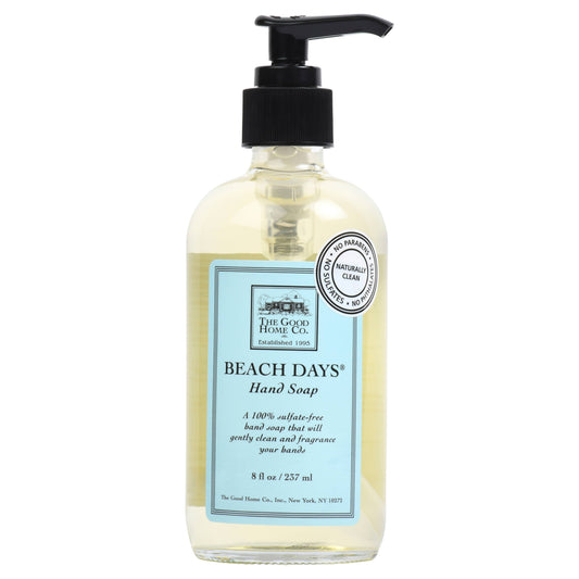 natural hand soap in 8 oz bottle