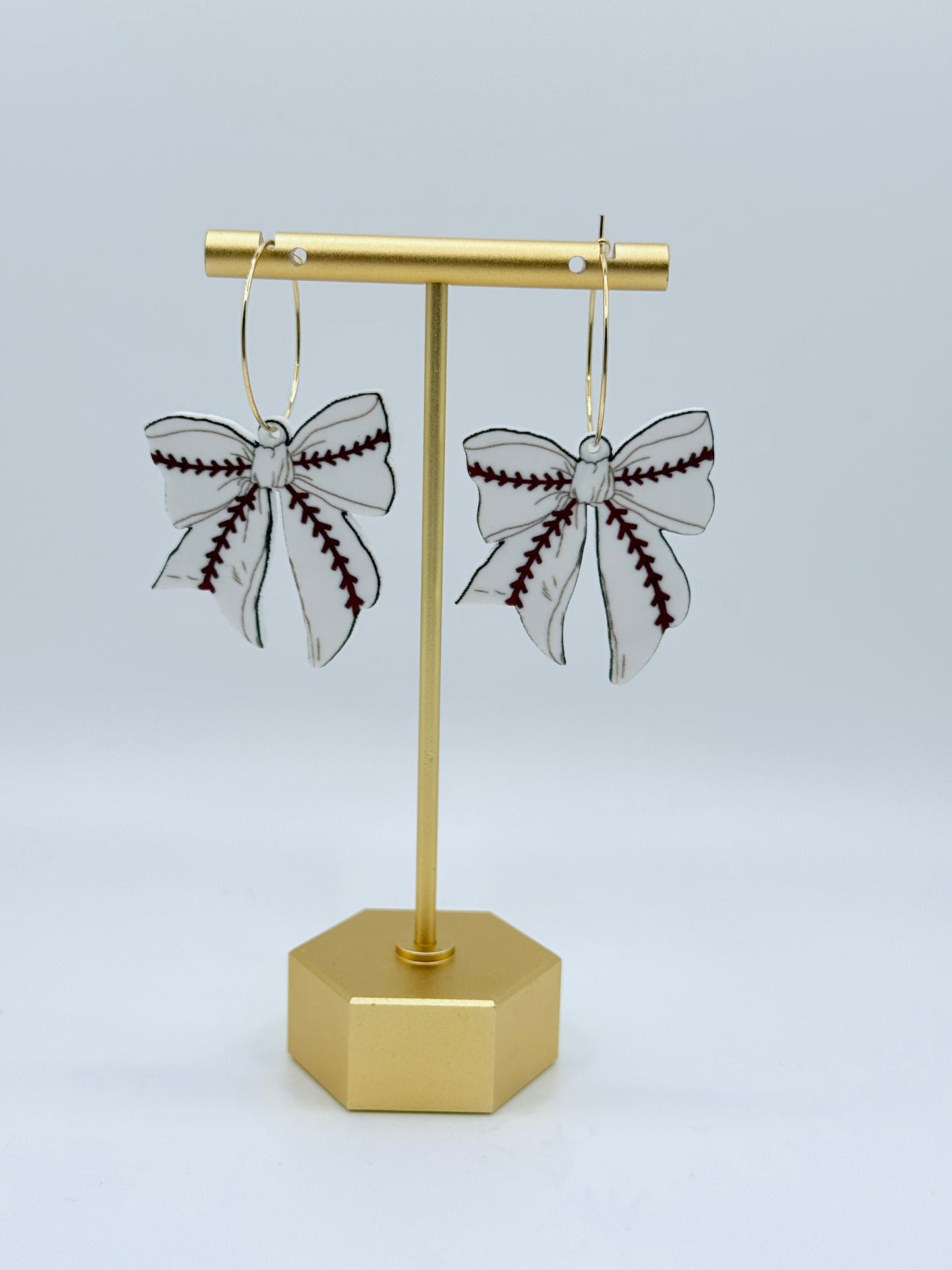 Baseball Ribbon Dangle