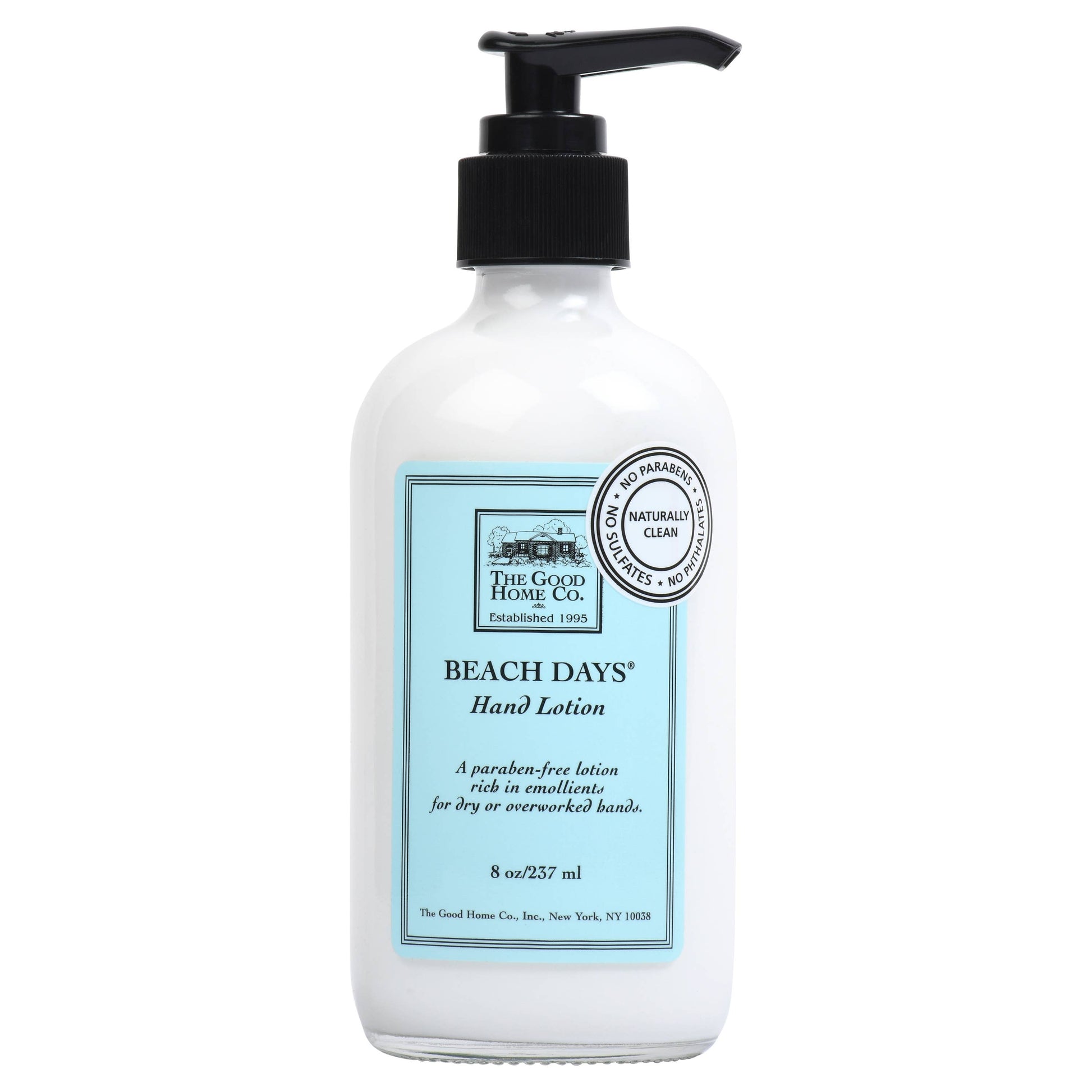 fresh-scented hand lotion in 8 oz bottle
