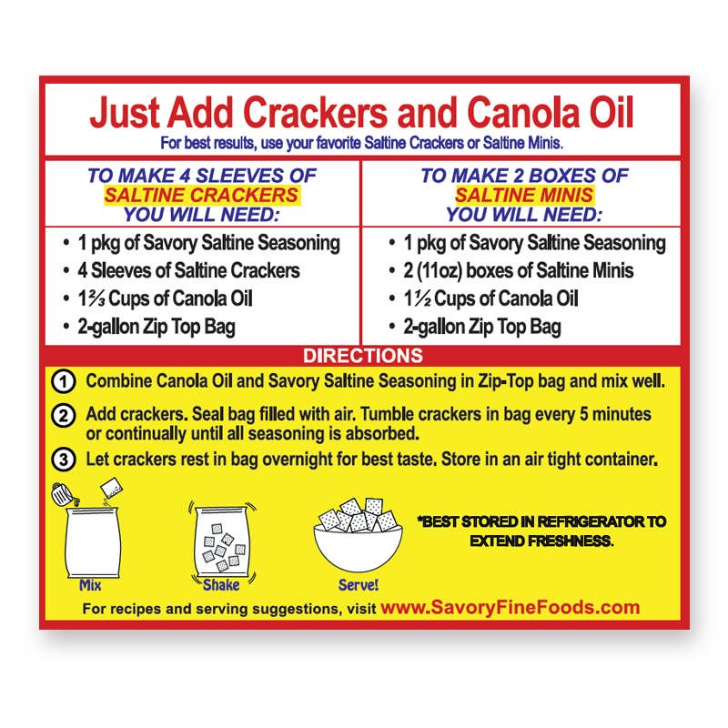 Savory Party Cracker Seasoning