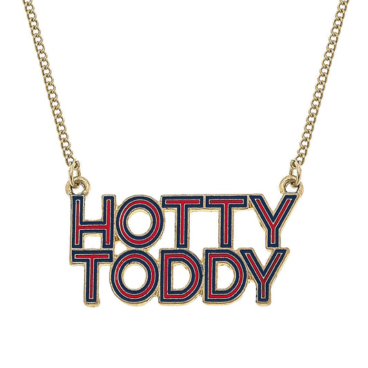 Ole Miss Rebels Outline Enamel Necklace