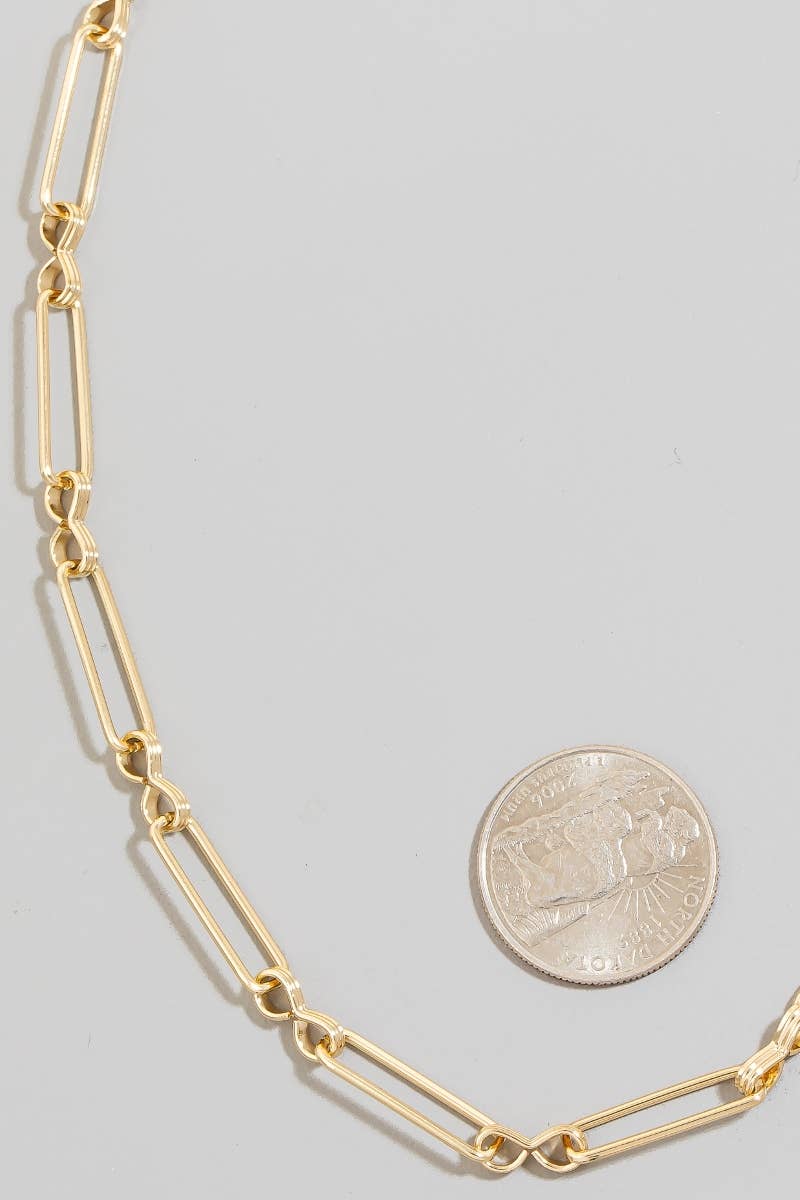 Oval Chain Link Necklace