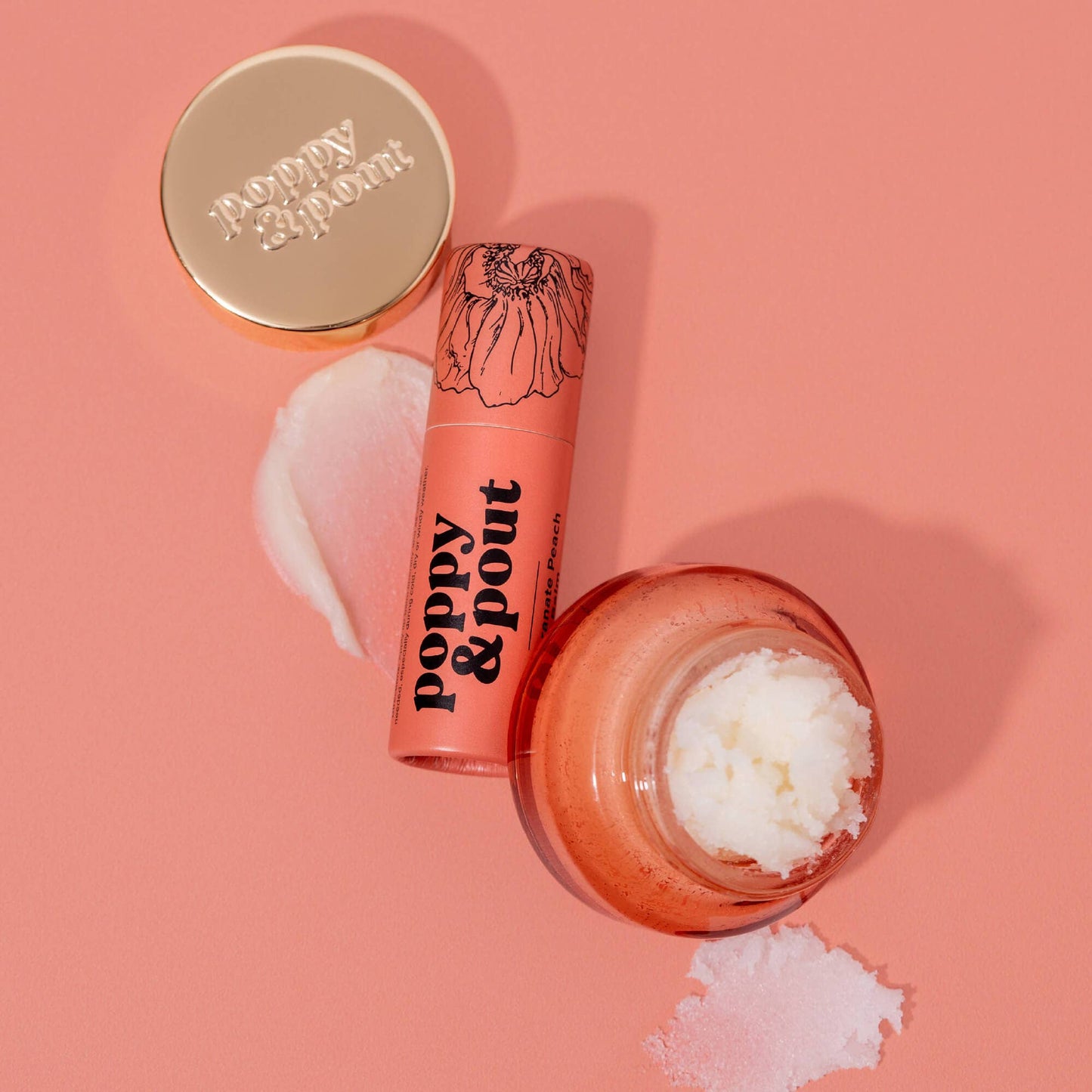 Pomegranate Peach, Lip Care Duo
