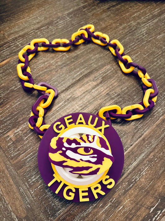 LSU Geaux Tigers Spinning Hype Chain