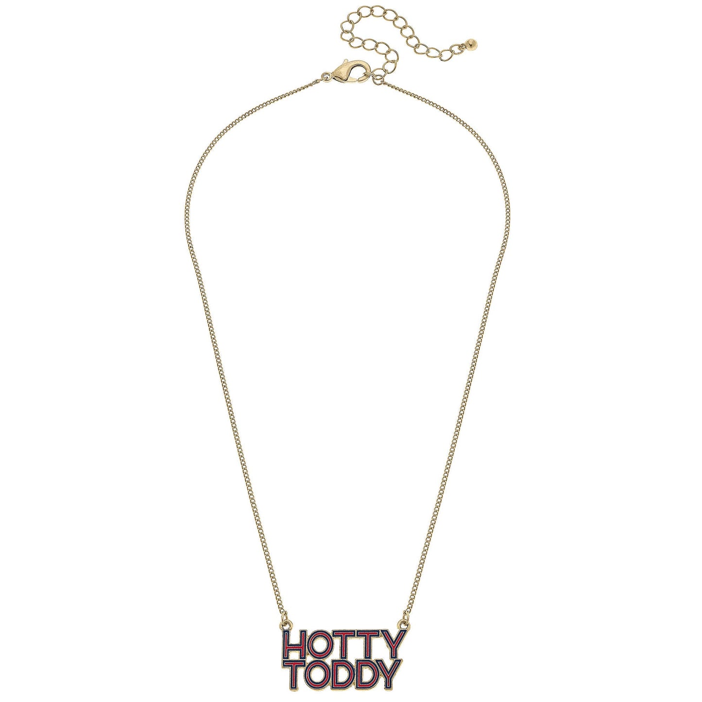 Ole Miss Rebels Outline Enamel Necklace