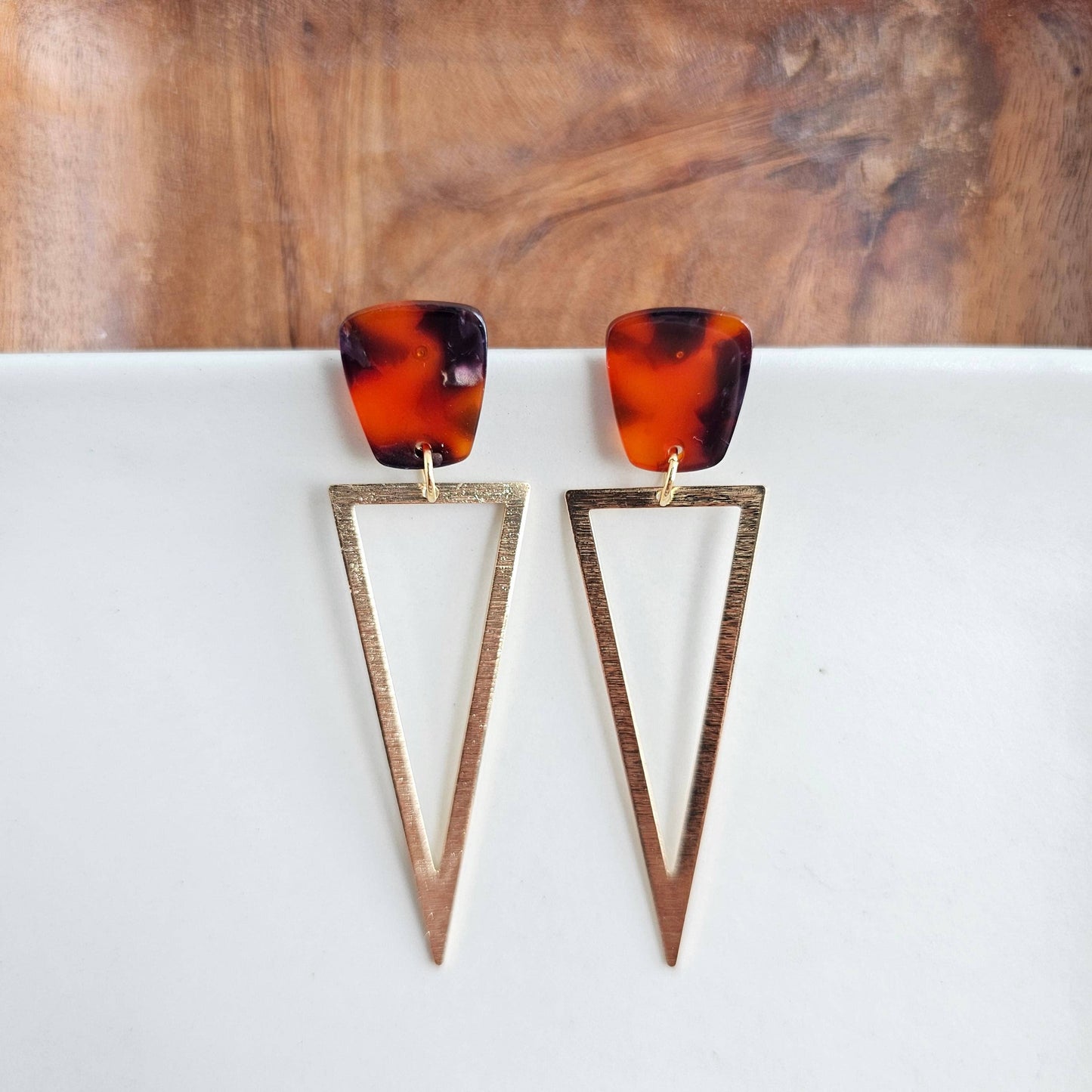 Tinley Earrings - Sedona Tortoise