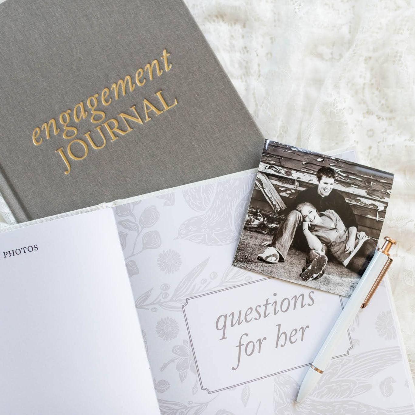 Engagement Journal | Gift for New Brides | Book for Couples