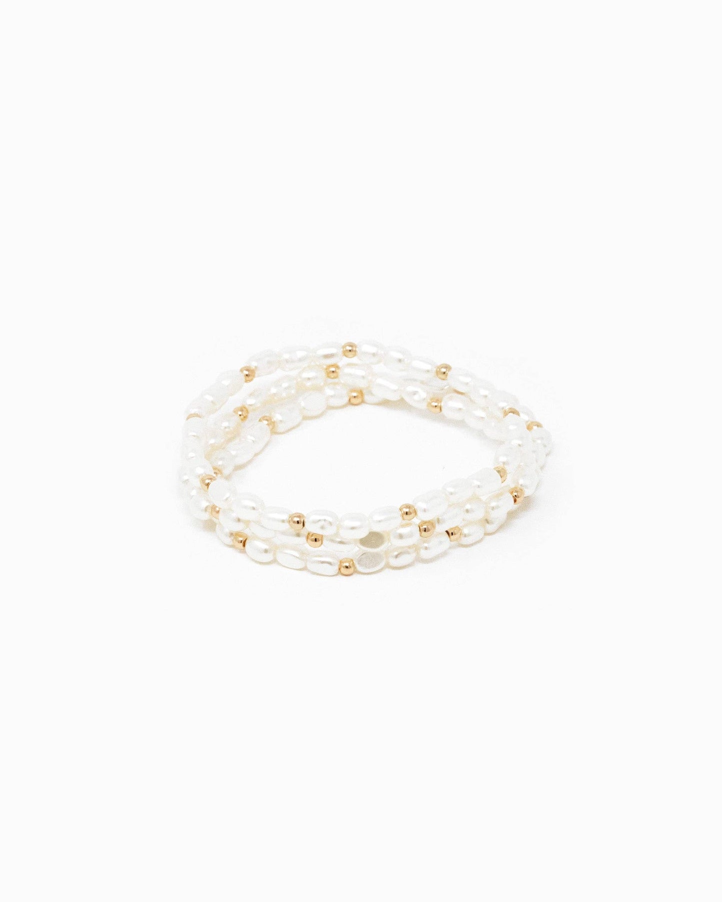 Pearl Stretch Bracelet Set of 3