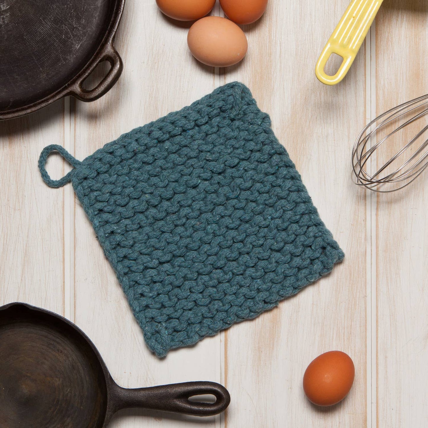 Lagoon Knit Potholder from Danica Heirloom