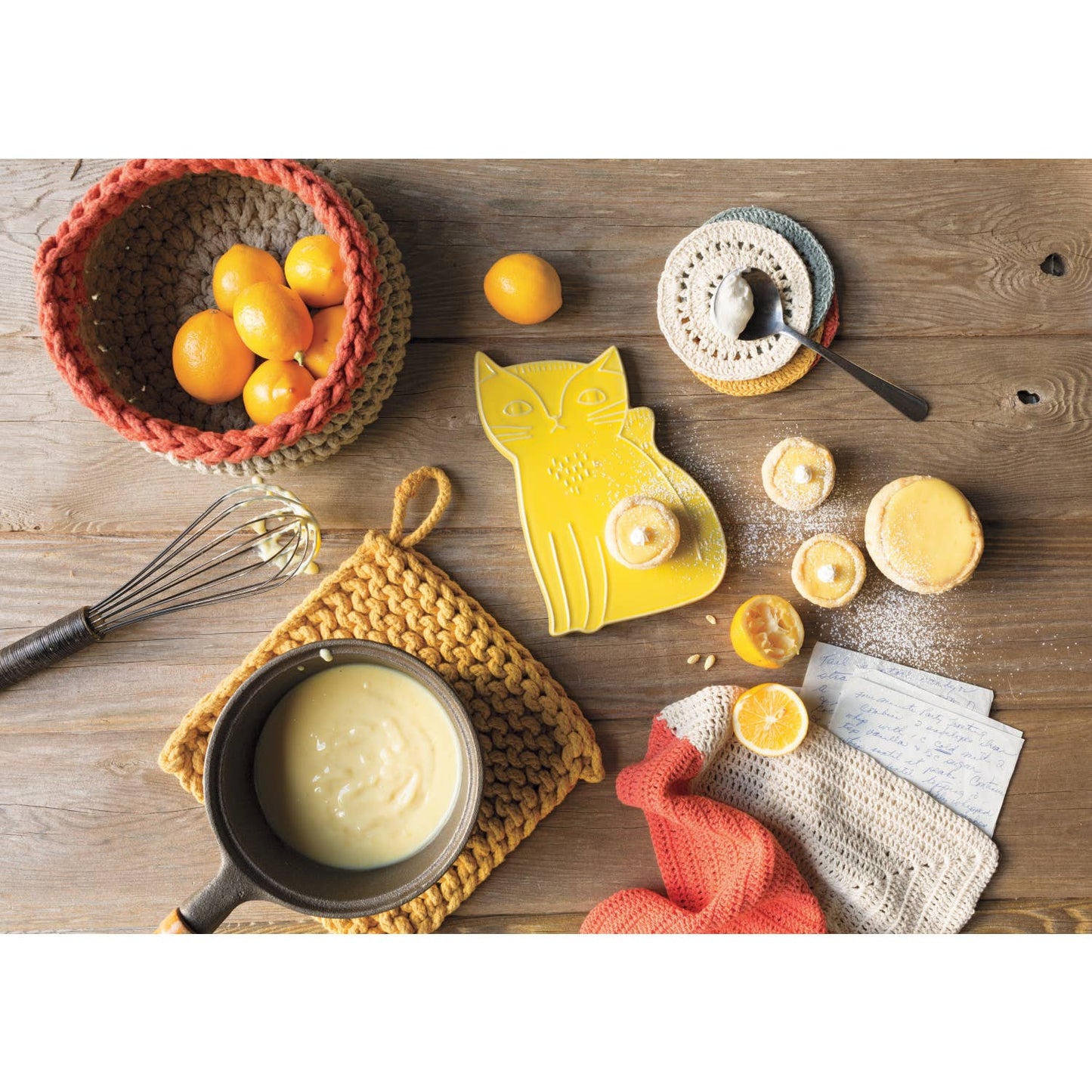 Ochre Knit Potholder from Danica Heirloom