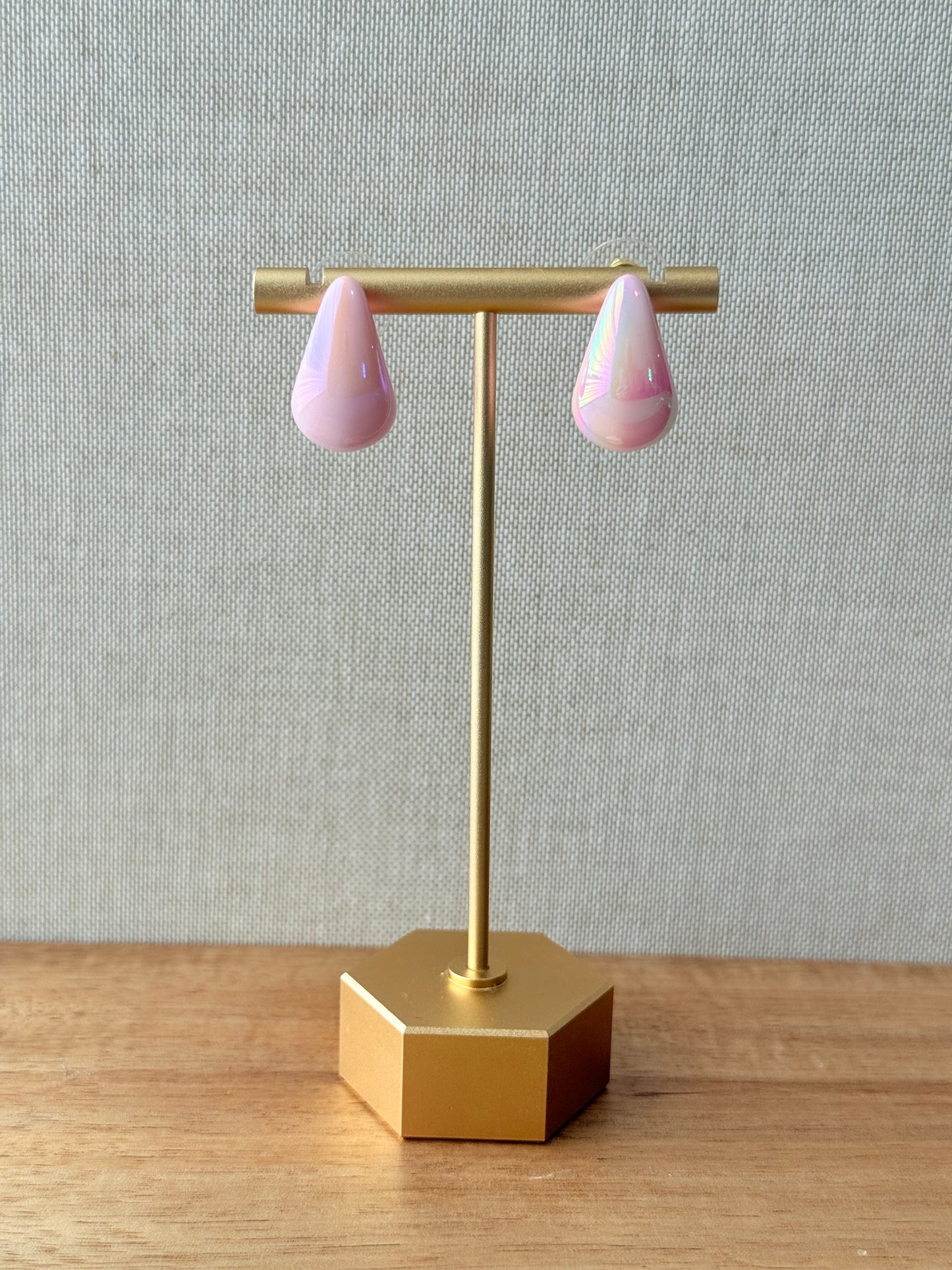 Statement Teardrop Earrings – Glossy & Textured Finishes