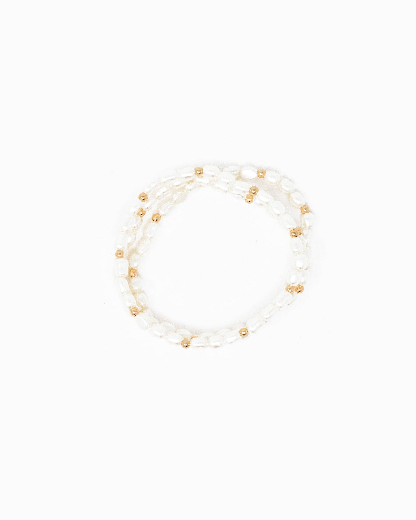 Pearl Stretch Bracelet Set of 3