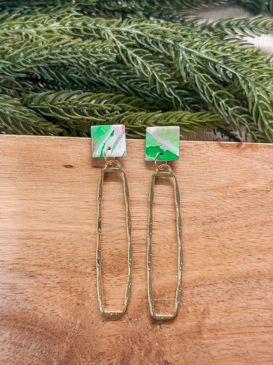 Christmas Spirit Long Dangle