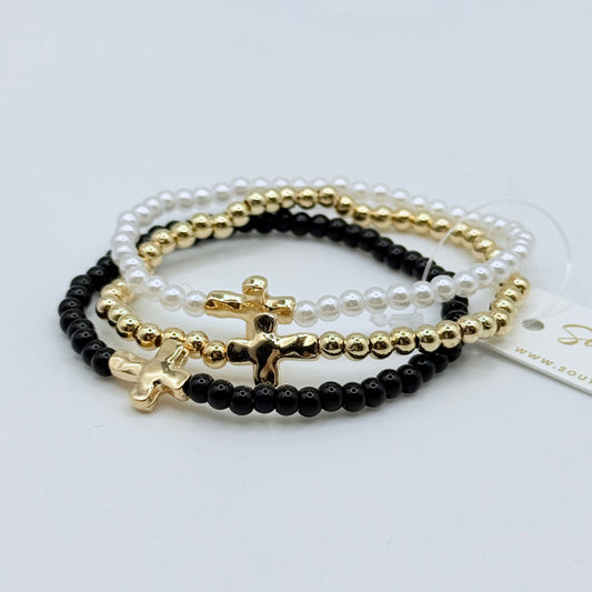 Cross Bracelet Set