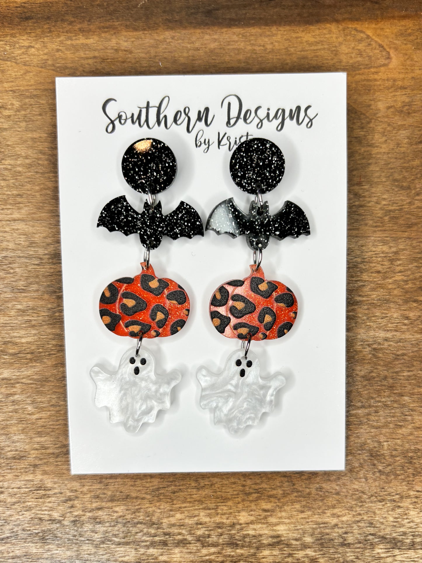 Bat, Pumpkin and Ghost Stack