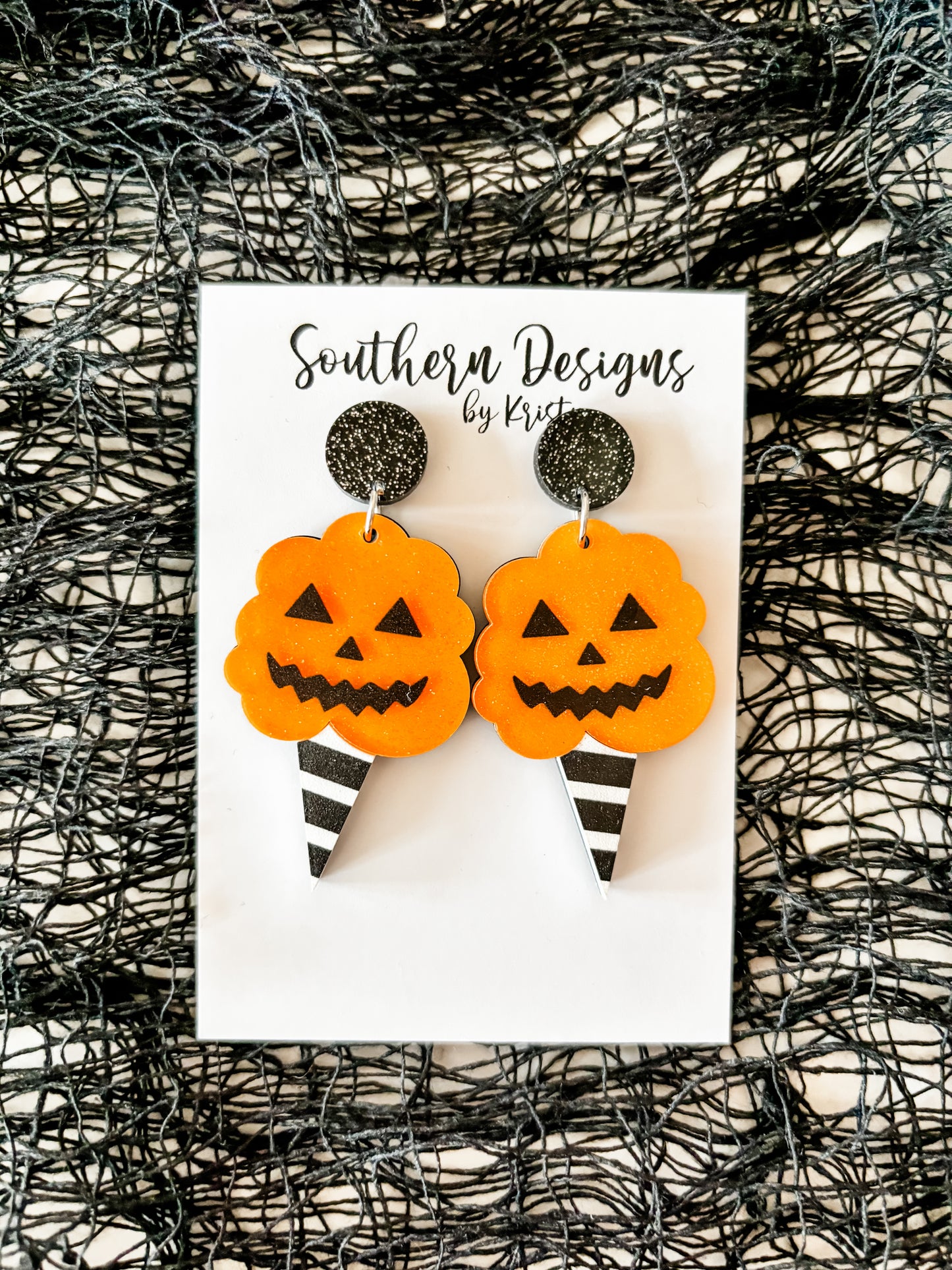 Pumpkin Ice Cream Cone