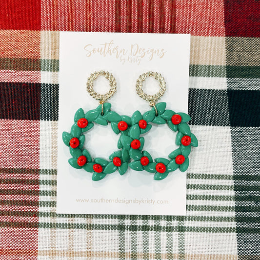 Christmas Wreath with Berries