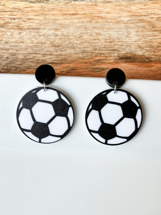 Soccer Earrings