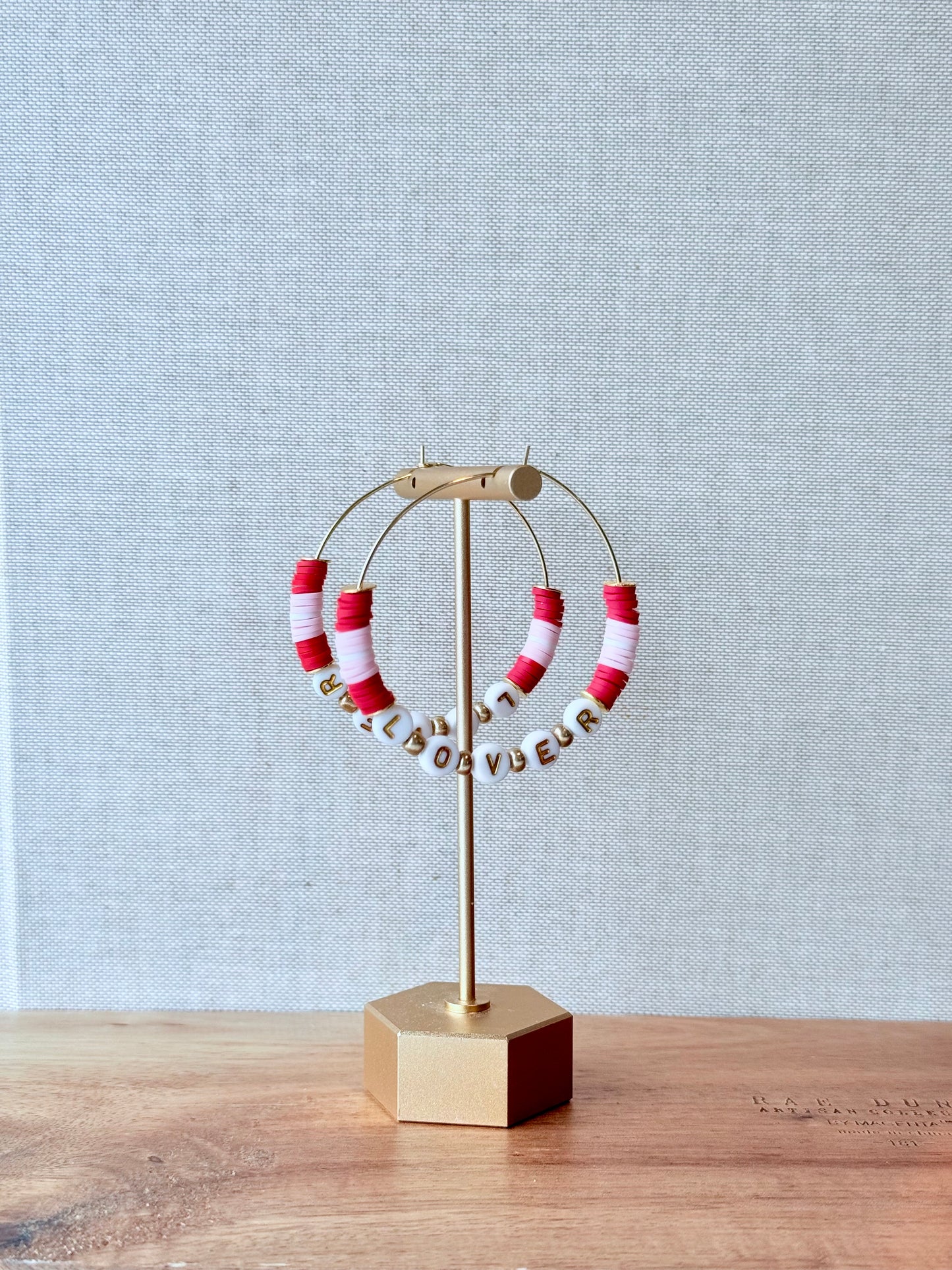 Lover Hoops – Valentine Statement Earrings