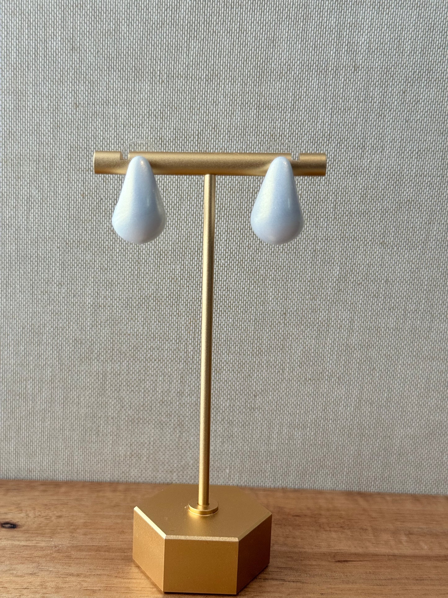 Statement Teardrop Earrings – Glossy & Textured Finishes