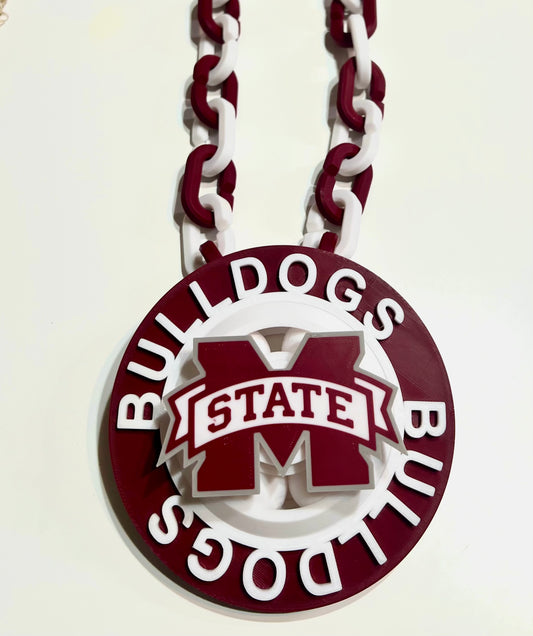 Mississippi State Bulldogs Spinning Hype Chain