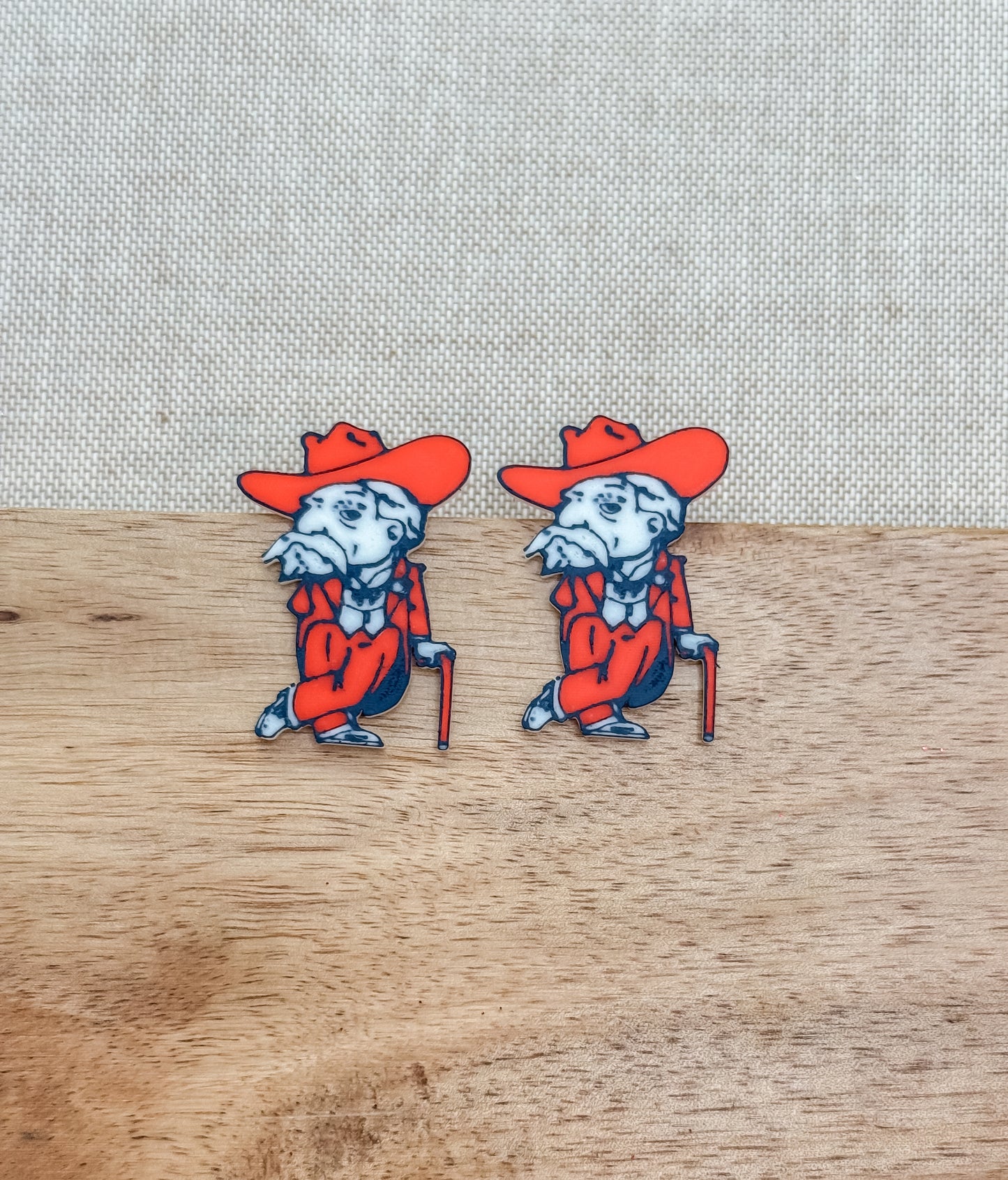 Ole Miss Rebel Mascot Studs
