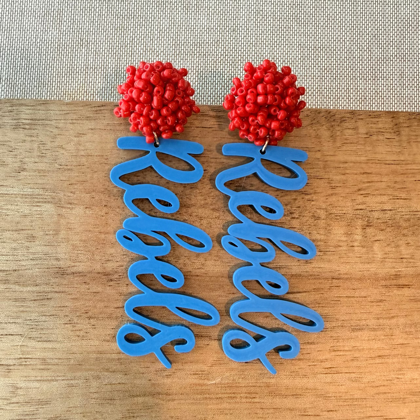 Rebels Script Earrings