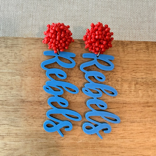 Rebels Script Earrings