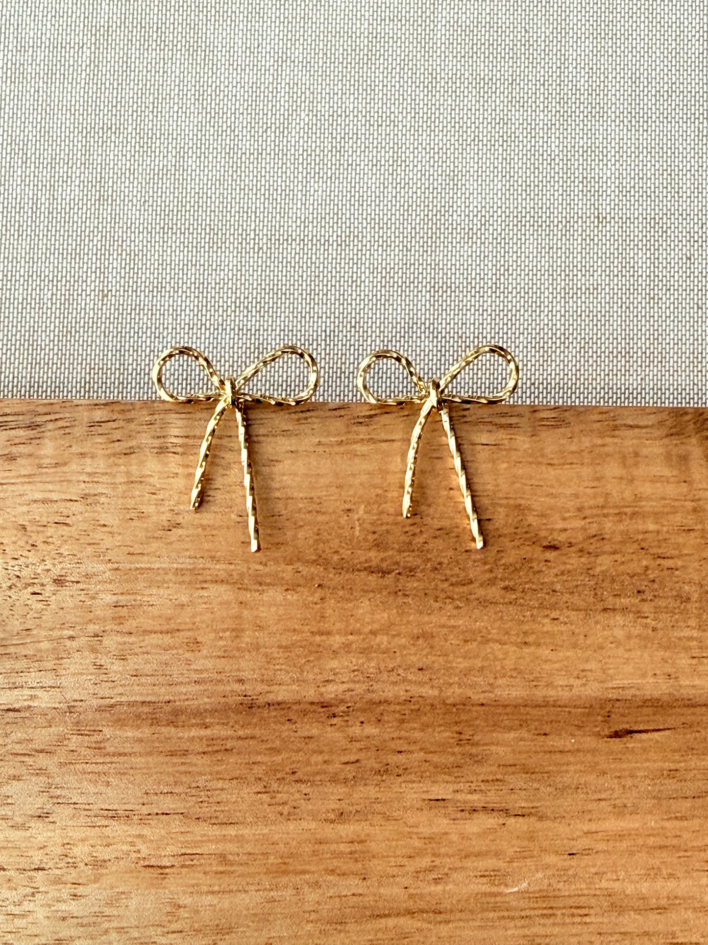 Twisted Bow Tie Earrings